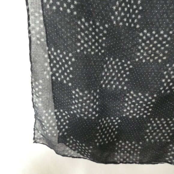 OSHKOSH B'GOSH | OS - one size | Cute Sheer Checked Stars and Dots Scarf - Picture 12 of 14